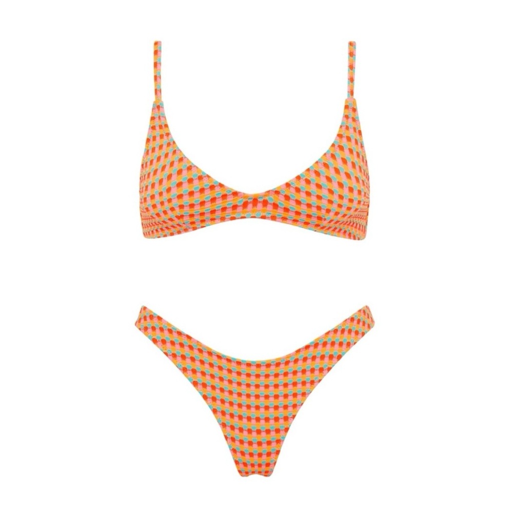 Maia - Gara Textured Scoop Bikini Set